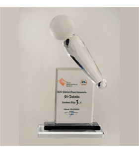 HZ-229 KRİSTAL ÖDÜL PLAKET